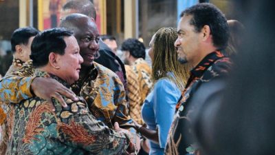Presiden Prabowo Gelar Jamuan Santap Malam Kenegaraan Dengan Presiden Ramaphosa