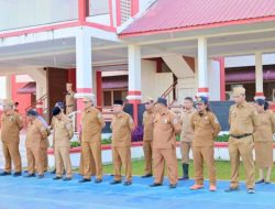 Kegiatan Apel Pagi di Lapangan Pandan, Dilaksanakan Pemerintah Kabupaten Tapanuli Tengah   