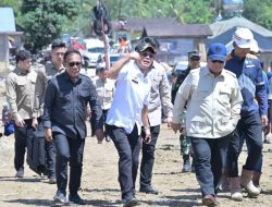 Peninjauan Jembatan Bailey Dilaksanakan Oleh Presiden Prabowo di Sumut