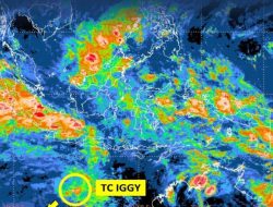Dilacak Kegiatan Siklon Tropis IGGY oleh BMKG, Dampak Tidak Langsung Diharapkan di Beberapa Wilayah Indonesia