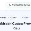 Perkiraan Cuaca Awal Minggu Untuk Kabupaten/Kota Provinsi Riau