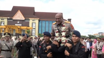 Serah Terima Jabatan Wakapolda Riau Dilaksanakan Dengan Berbagai Kegiatan