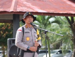 Apel di Mapolres Aceh Singkil Dijalankan Kapolda Aceh Untuk Dukung Personel Polri