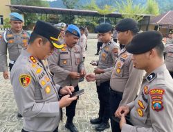 Polres Tapanuli Tengah Gelar Sidak Gaktibplin Personel Seluruhnya