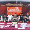 Kasus Narkotika di Sumsel Diumumkan Dalam Konferensi Pers Reserse Narkoba