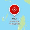 Gempa Magnitudo 5,1 Guncang Laut Barat Laut Kepulauan Aru