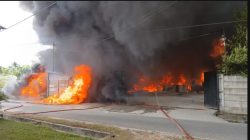 Gudang BBM Ilegal Terbakar, Warga Resah APH Diduga Bungkam