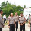 Kapolda Riau Tinjau Jembatan Renovasi di Desa Gobah