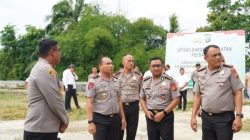 Kapolda Riau Tinjau Jembatan Renovasi di Desa Gobah