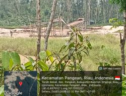 Penambangan Tanpa Izin Ditemukan Di Desa Tanah Bakali Pangean