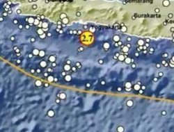 Gempa Bumi Magnitudo Dua Koma Tujuh Terjadi Di Cilacap