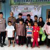 Polres Kuansing Bagikan Bantuan di Panti Asuhan Saat Ramadhan