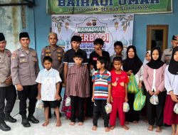Polres Kuansing Bagikan Bantuan di Panti Asuhan Saat Ramadhan