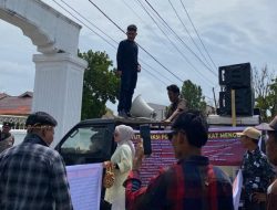Ratusan Massa FORMAT Gelar Aksi di Kantor Bupati Aceh Singkil