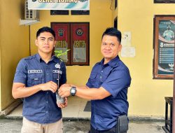 Perayaan Ulang Tahun Anggota Polres Kuansing Dimeriahkan Penyerahan Bibit Pohon