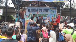 Senam Bersama Jalan Santai Pererat Keakraban Seluruh Warga