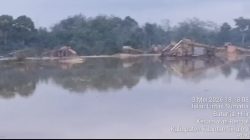 Pertambangan Emas Ilegal Rusak Lingkungan Hidup di Peranap
