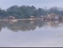 Pertambangan Emas Ilegal Rusak Lingkungan Hidup di Peranap
