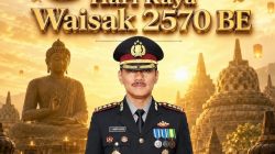 Polda Riau Ucapkan Selamat Waisak 2570 BE: Dharma Menjaga Perdamaian Dunia
