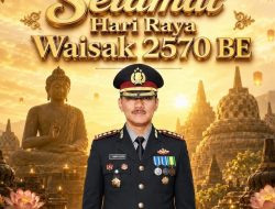 Polda Riau Ucapkan Selamat Waisak 2570 BE: Dharma Menjaga Perdamaian Dunia