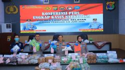 Polda Lampung Gagalkan Penyelundupan Narkoba Senilai 235 Miliar Rupiah