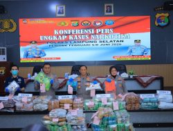 Polda Lampung Gagalkan Penyelundupan Narkoba Senilai 235 Miliar Rupiah