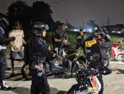 Patroli Brimob Amankan 11 Remaja dan Lima Motor di Duren Sawit
