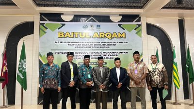 Perkuat Kualitas Kader, PDM Aceh Singkil Gelar Baitul Arqam Selama Tiga Hari