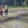 Polsek Singingi Cek Kolam Lele Dukung Asta Cita