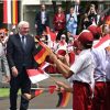 Ratusan Pelajar Sambut Hangat Presiden Jerman di Istana Merdeka