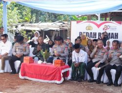 Sambut Bhayangkara ke‑80, Polri Bedah 80 Rumah, Usia 85 Tahun
