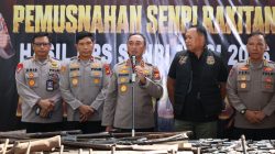Polda Sumsel Musnahkan 397 Senjata Api Ilegal Hasil Operasi