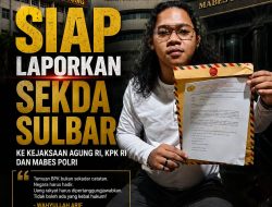 PERMAHI Laporkan Sekda Sulbar ke Tiga Lembaga Penegak Hukum