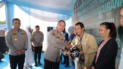 Kapolda Sumsel Serahkan Barang Bukti Kepada Korban Kejahatan Berupa Sepeda Motor