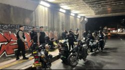 Brimob Metro Jaya Amankan Konvoi Pemuda Tanpa Kelengkapan Surat