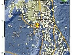 Gempa 5,4 SR Guncang Perairan Barat Laut Sangihe Sulut