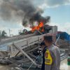 Polres Kuansing Musnahkan Lima Rakit PETI Kebun Lado