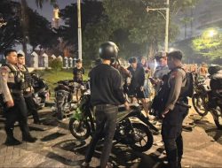 Brimob Polda Metro Jaya Bubarkan Balap Liar Cipayung Waktu Dini Hari