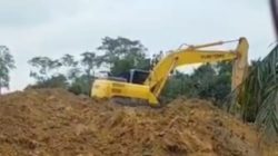 Alat Berat PETI Pulau Padang Bebas Beroperasi, Ada Apa?