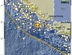 Gempa Magnitudo 4,4 Guncang Wilayah Tanggamus Lampung