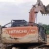 Alat Berat PETI Beroperasi Dekat Mapolsek Singingi Hilir, Kok Bisa,!