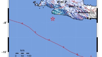Gempa Magnitudo 5,0 Guncang Wilayah Sukabumi