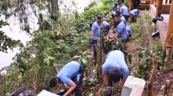 Lanud Iswahjudi Bersihkan Telaga Sarangan, Wujud Bakti Lingkungan