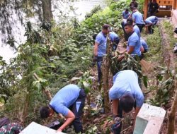 Lanud Iswahjudi Bersihkan Telaga Sarangan, Wujud Bakti Lingkungan