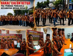 Guntur Sahputra Daftar Jadi Calon Tunggal Ketua PAC PP Medan Denai