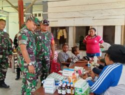 Satgas TMMD Kodim Sorong Selatan Gelar Pengobatan Gratis
