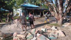 Pengecoran Jalan TMMD Sorong Selatan Rampung Seratus Persen