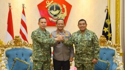 Kapolda Metro Jaya dan Pangdam Jaya Kunjungi Pangkormar Dalam Menjaga Stabilitas Keamanan