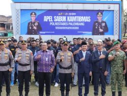 Kapolda Sumsel Pimpin Apel Sabuk Kamtibmas Ajak Persatuan Sebagai Benteng Bersama