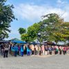 Warga Bersama Muspida Gotong Royong Siapkan Arena Pacu Jalur di Kuantan Hilir